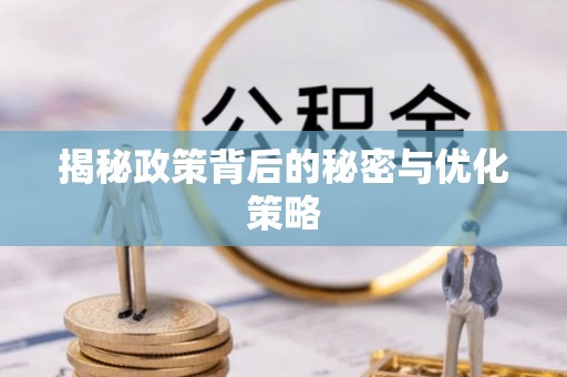 颍泉揭秘政策背后的秘密与优化策略