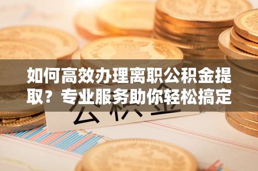颍泉如何高效办理离职公积金提取？专业服务助你轻松搞定