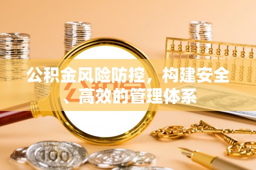 颍泉公积金风险防控，构建安全、高效的管理体系