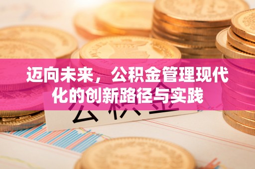 颍泉迈向未来，公积金管理现代化的创新路径与实践