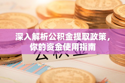 颍泉深入解析公积金提取政策，你的资金使用指南