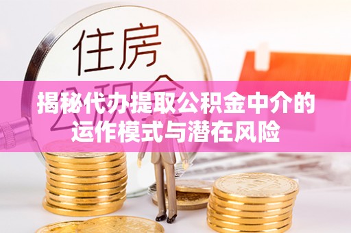 颍泉揭秘代办提取公积金中介的运作模式与潜在风险
