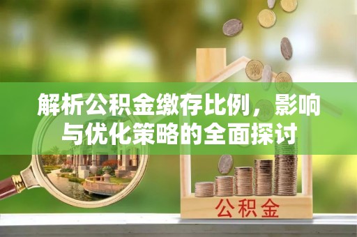 颍泉解析公积金缴存比例，影响与优化策略的全面探讨