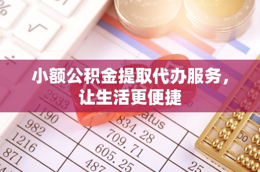 颍泉小额公积金提取代办服务，让生活更便捷