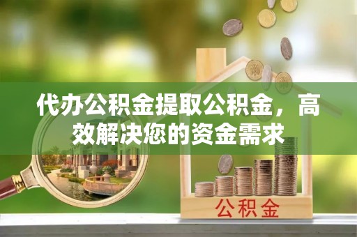 颍泉代办公积金提取公积金，高效解决您的资金需求