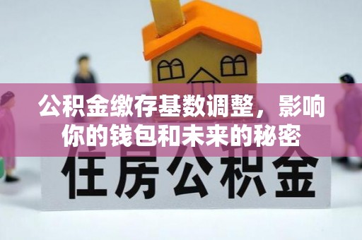 颍泉公积金缴存基数调整，影响你的钱包和未来的秘密