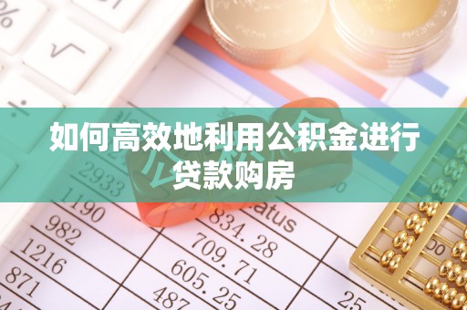 颍泉如何高效地利用公积金进行贷款购房